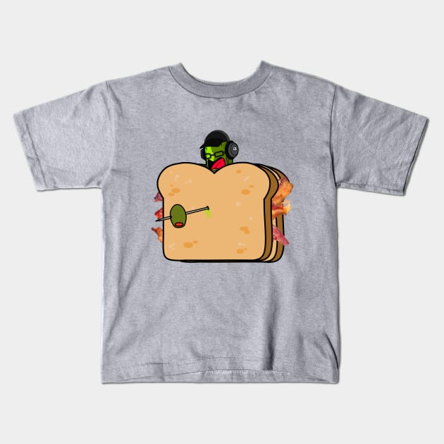 Pickle Sammitch Kids T-Shirt by trippypoop